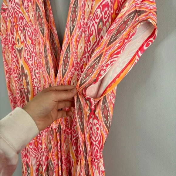 Hale Bob Printed Dress V Neck - Picture 10 of 14